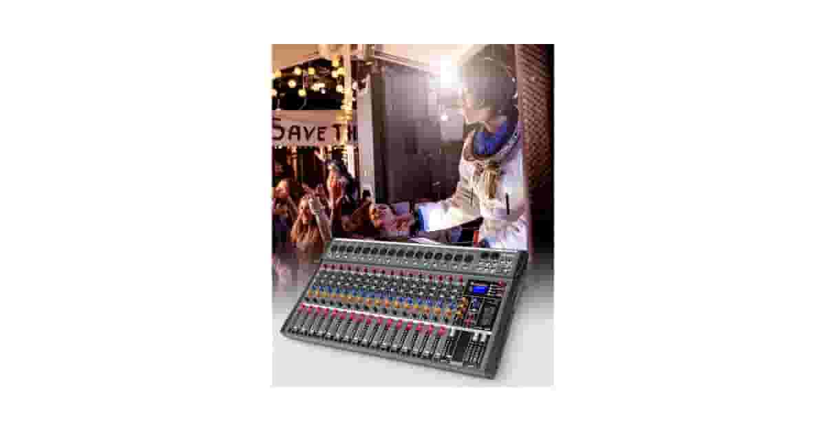 Melhor Mesa de Som 16 Canais: Controle Total do Áudio!
