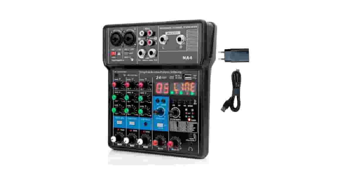 Melhor Mesa de Som 4 Canais: Guia Essencial para DJs e Estúdios