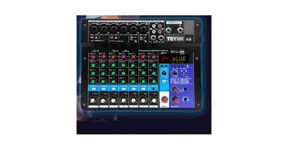 Melhor Mesa de Som 6 Canais: Guia de Escolha Essencial