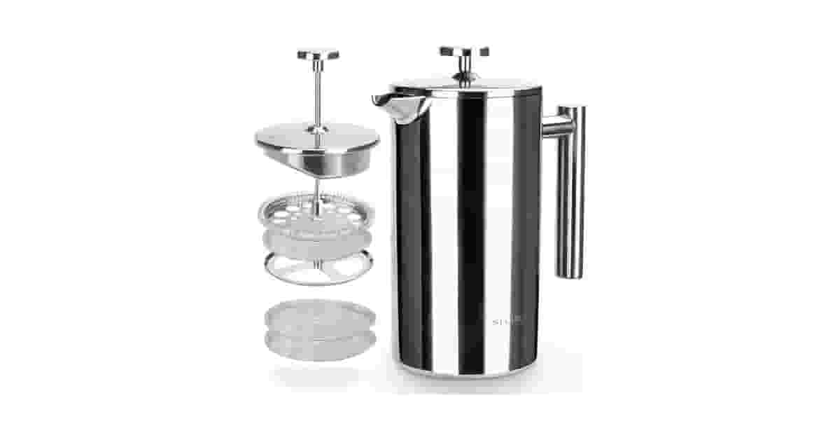 Qual a Melhor Cafeteira de Prensa Francesa de Inox