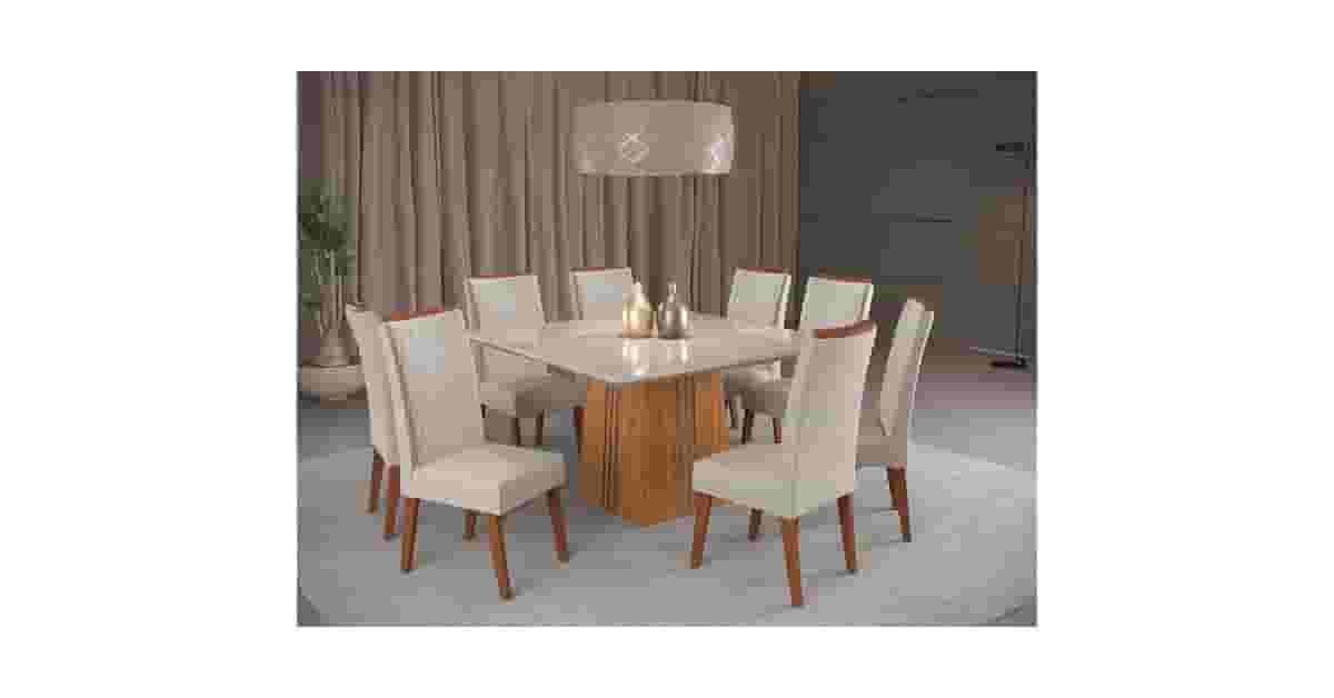 Qual a Melhor Mesa de Jantar Quadrada para 8 Pessoas: Guia com 8 Conjuntos