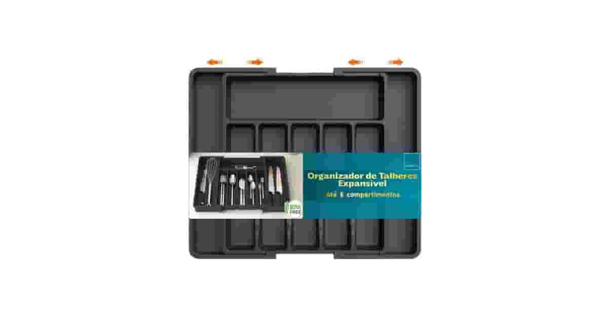 Qual o melhor organizador de gavetas ajustável? 10 Modelos em Análise