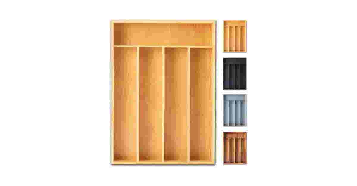 Qual o Melhor Organizador de Talheres de Bambu? Top 10