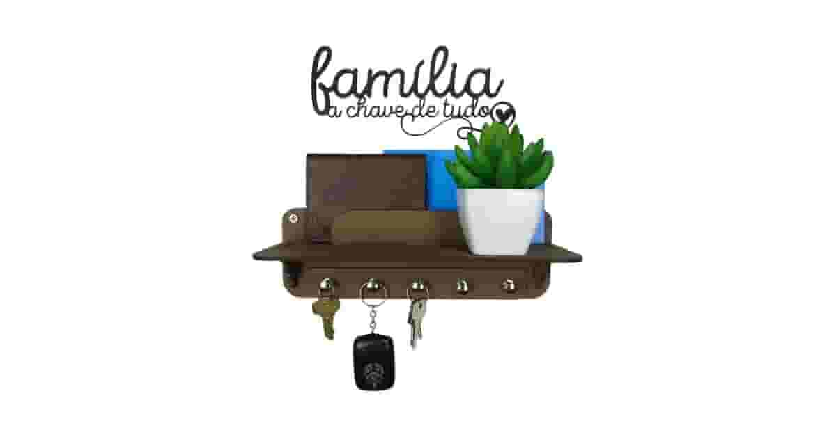 Qual o melhor porta chaves com porta cartas? Compare 10 modelos