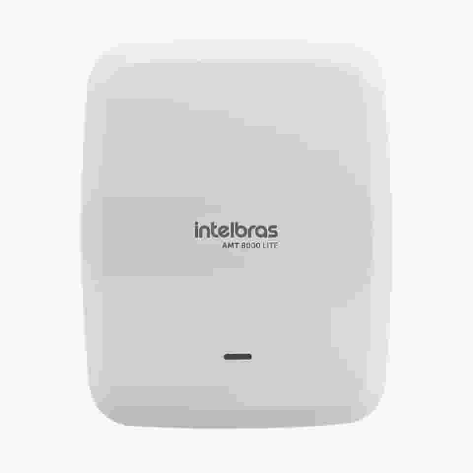 Central de alarme 64 Zonas com sirene S/Fio RJ45 Monitorado via App celular Intelbras AMT 8000 Lite