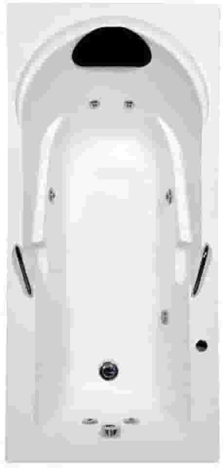 Banheira Hidromassagem Astra Capri Luxo 170cmx80cmx43cm - 01 Jato Acrílico P1 Sem Aquecedor 220v