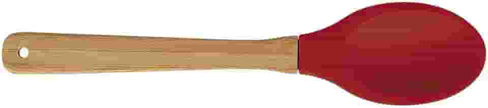 Mor - Colher Silicone e Bamboo Vermelha