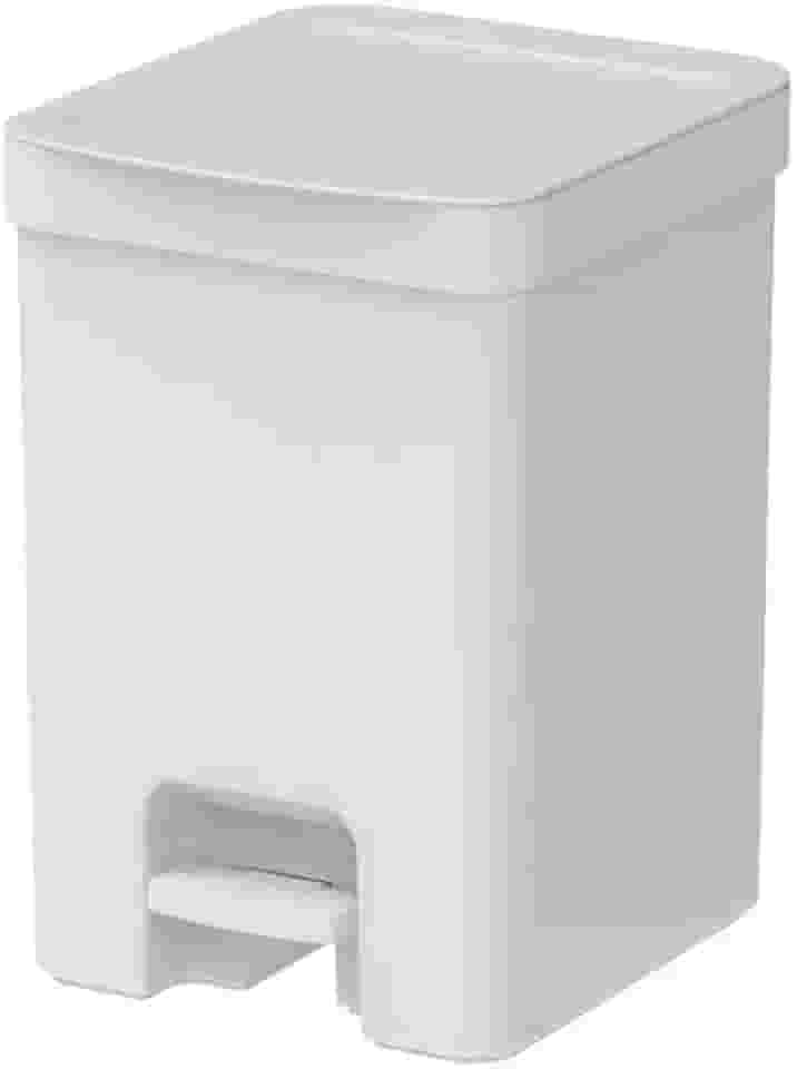 Lixeira com Pedal Trium Branca 12L
