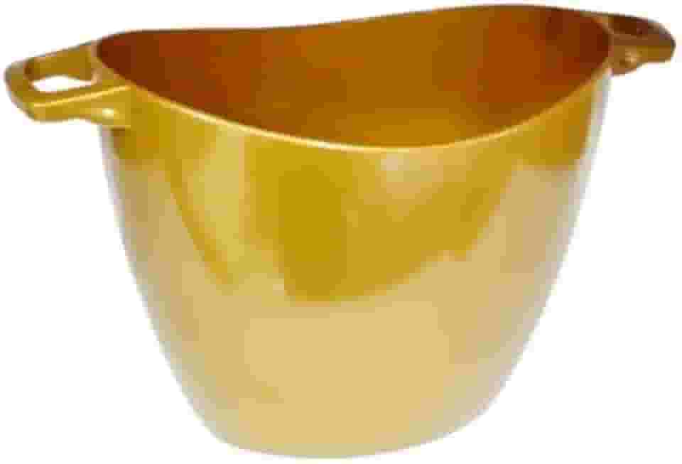 Balde De Gelo Champanheira Oval Acrílico 5 Litros(Dourado)