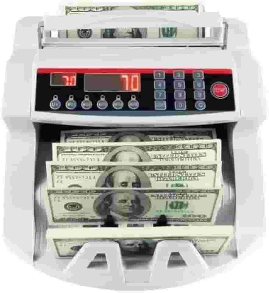 Máquina De Contar Cédulas Falsas Contar Dinheiro Falso Com Detecção De Falsificação Bivolt