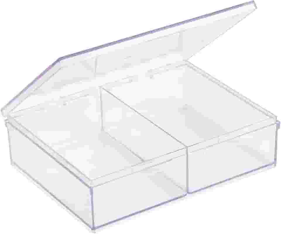 CAIXA ORGANIZADORA C/2 DIVISORIAS CRISTAL