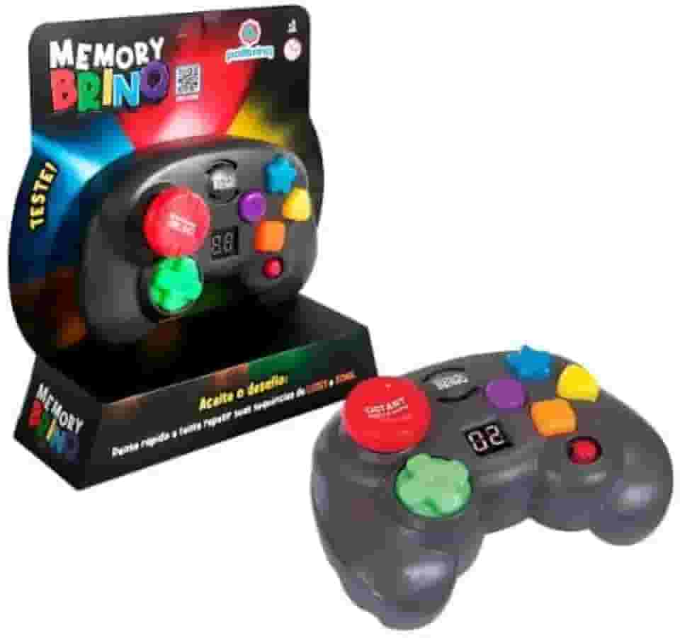 Brinquedo Controle Jogo Da Memória Com Luz E Som P/ Crianças