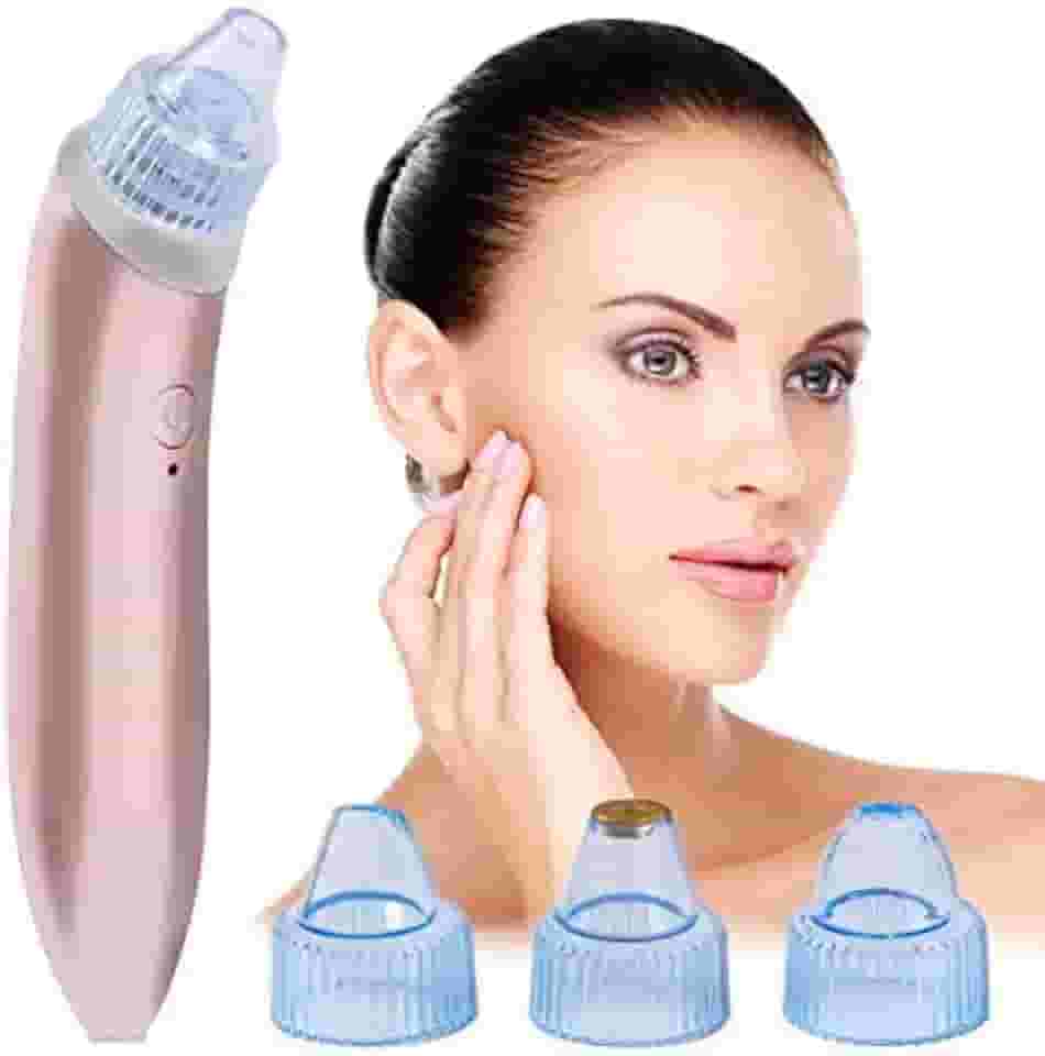 Aparelho Removedor de Cravos Espinhas e Acne Extrator Elástico Sucção a Vácuo para Limpeza Facial
