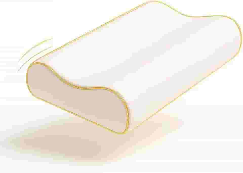 Travesseiro Ortopédico Cervical | Espuma Viscoelástica | Antialérgico, Ergonômico e Lavável | Alívio para Pescoço e Coluna | Espuma de Memória