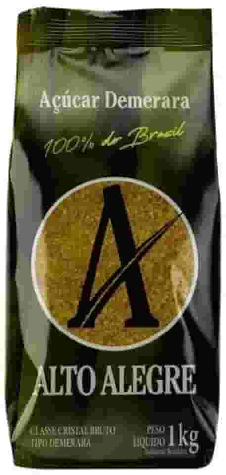 Açúcar Demerara Alto Alegre 1kg | Natural e Levemente Refinado | Sem Aditivos | Ideal para Café, Receitas e Bebidas Saudáveis
