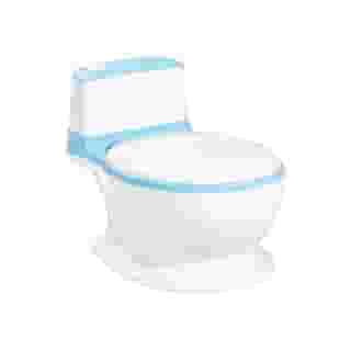 Penico Vaso Assento infantil Troninho Redutor cor Azul Desfralde inteligente