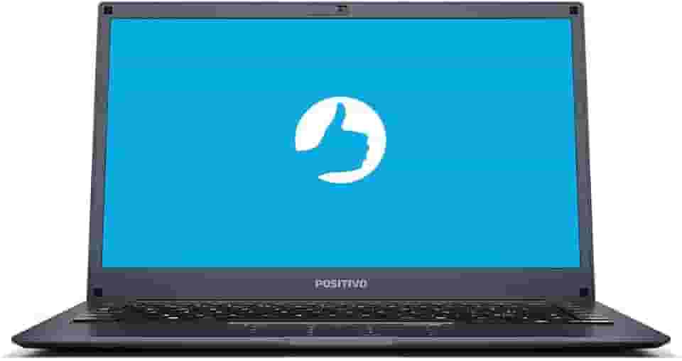 Notebook Positivo Motion Plus Q464B Intel® Atom® Quad-Core™ 4GB de Memória RAM 64GB de Armazenamento 14'' Windows 10 Deep Blue