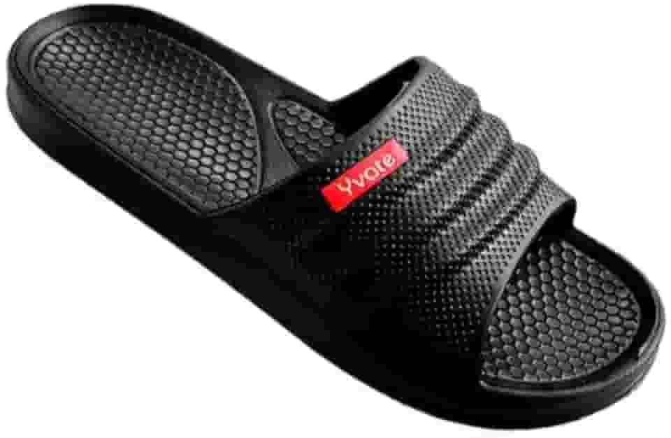 Yvate Sandália Chinelo Slide Leve Massageador Nuvem Macio Unissex Adulto Branco