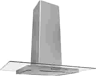 Coifa Ilha 90cm Vidro Reto Nardelli Inox