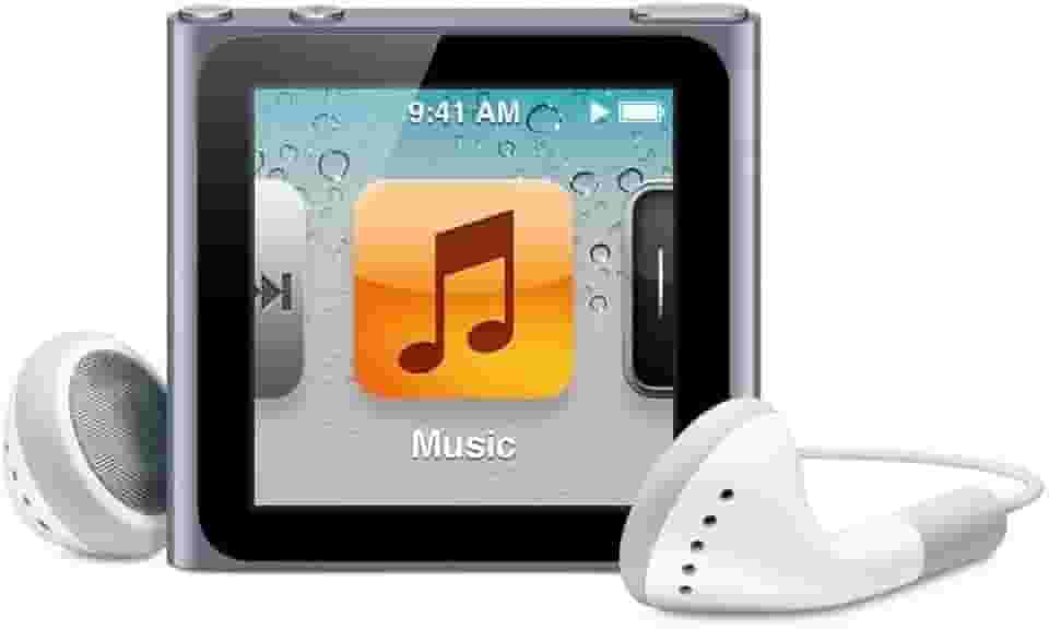 Leitor de música compatível com iPod Nano 6ª geração 8gb prata (novo)