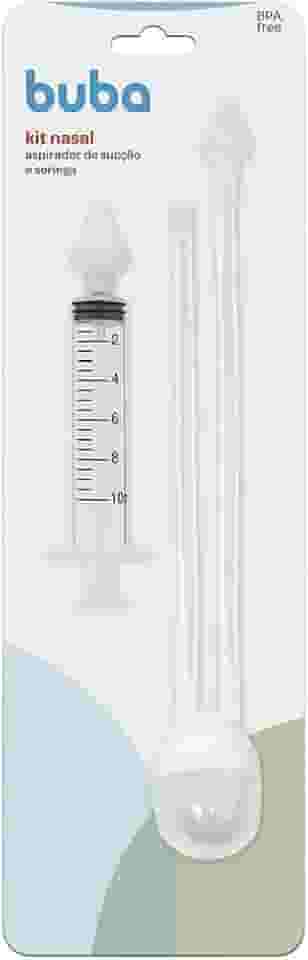 Buba Kit Aspirador Nasal De Sucção E Seringa