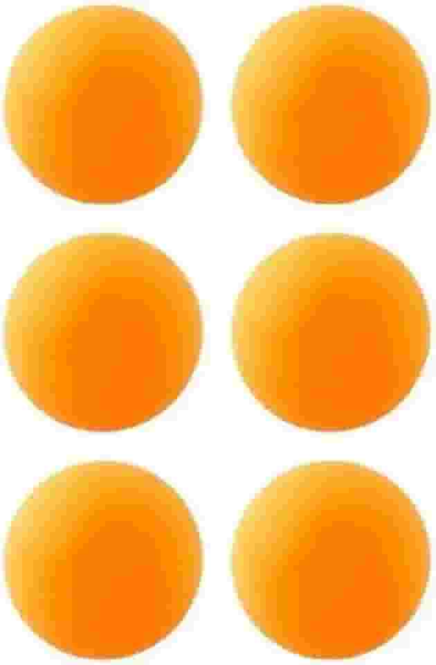 Kit Com 6 Bolas Bolinhas De Ping Pong Tenis de Mesa Branca