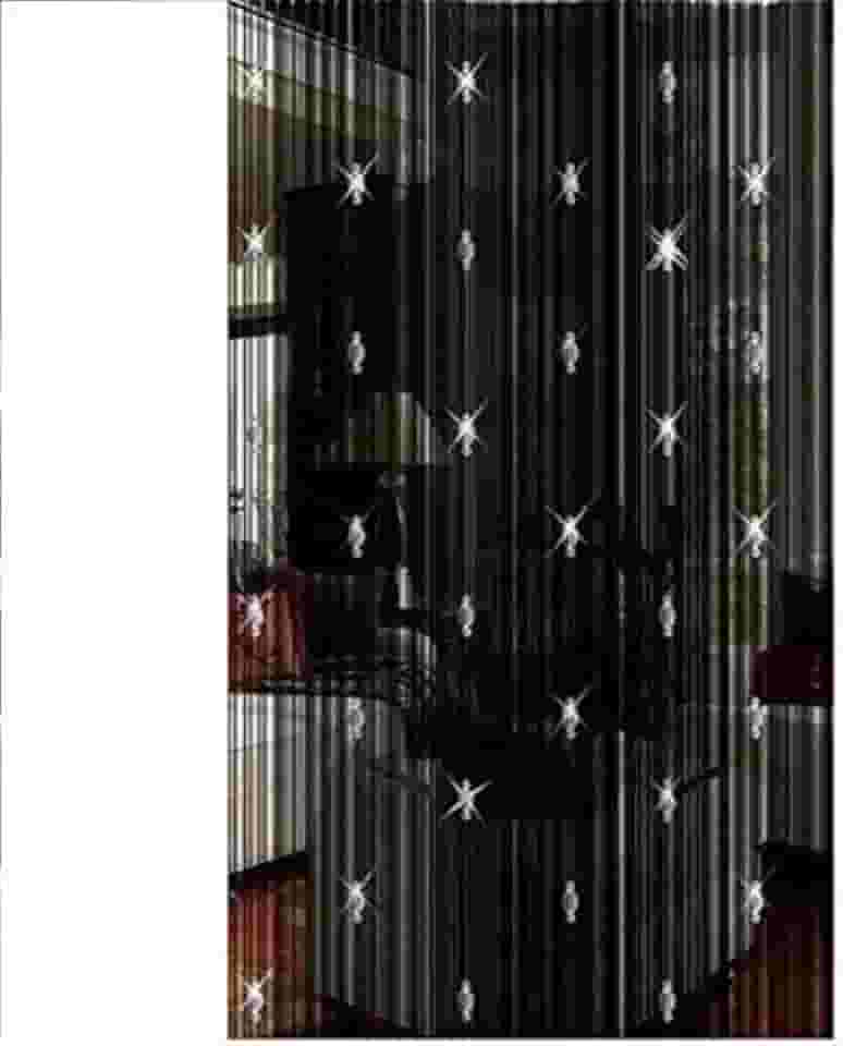 GREENWISH Cortinas de cordão de contas pretas, cortina de borla, cortina de franja de cristal para porta, cortina, contas, painel de janela, divisória de quarto, cortina para decoração de porta de