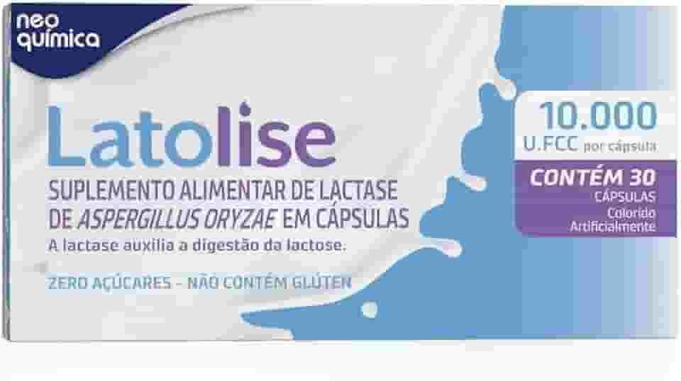 Lactase 10.000 U.FCC Latolise 30 Cápsulas - Neo Química