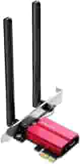 Placa de rede PCI Express Wi-Fi 6 AXE5400 MA86XE Com Bluetooth 5.3 I Adaptador Wi-Fi 6 para PC Compatível Com Windows 10 e 11 I Melhor Placa Wi-Fi 6 para Jogos Alta Velocidade Internet Baixa Latência