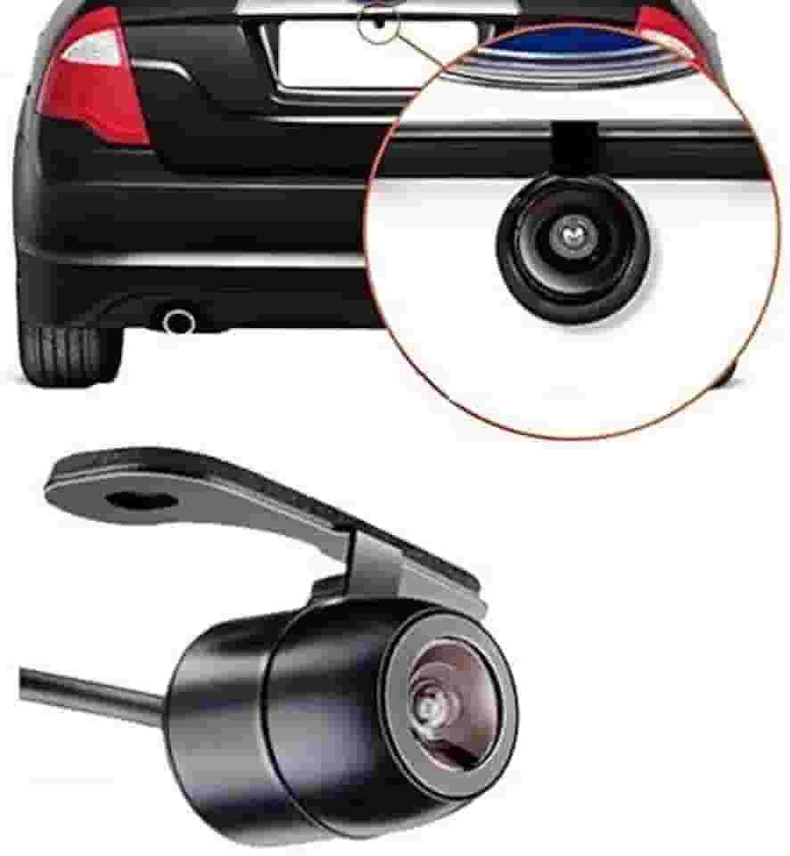 Hamy Presentes Câmera de Ré Automotiva Estacionamento Borboleta Colorida 170º AVI 520p 12V Montagem Aftermarket