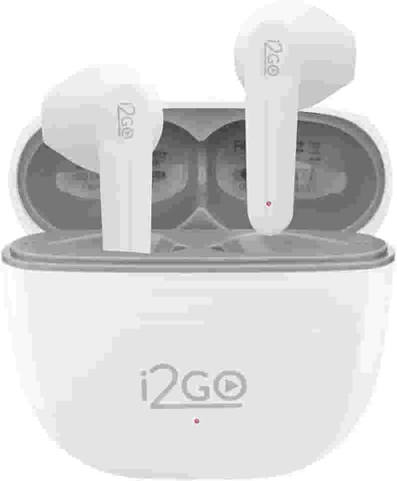 I2GO, Fone De Ouvido, TWS, Bluetooth, 20 Horas totais de Bateria, ENC, Air Sound Go 2.0, Branco, i2GO PRO