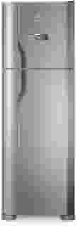 Geladeira Electrolux Frost Free 371L Turbo Congelamento Duplex Cor Inox (DFX41) 127V