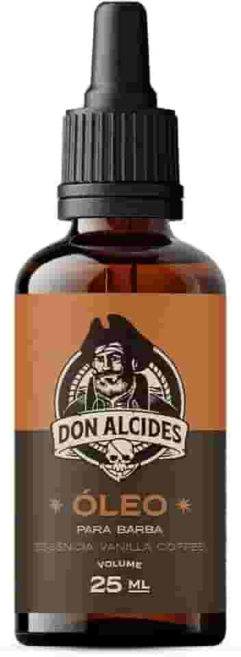 Don Alcides, Óleo para Barba Vanilla Coffee Fortalece e Hidrata 25mL Don Alcides