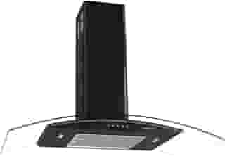 Coifa de Parede Vidro Curvo 90cm Black Clean Fogatti 110V