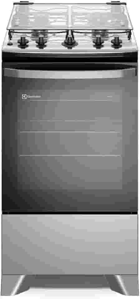 Fogão Electrolux 4 bocas Efficient com PerfectCook Prata (FE4IS) Bivolt