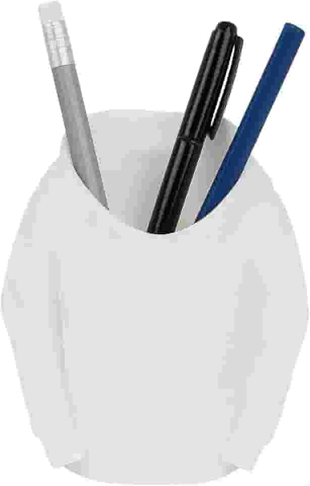 Porta-Lápis Moletom – Feito em Impressão 3D | Decoração Criativa (Branco)