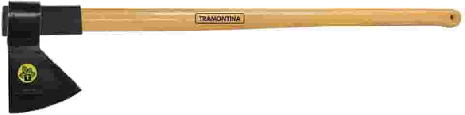 Tramontina, machado soldado cabeça redonda, tamanho 4.5, cabo de madeira 90 cm
