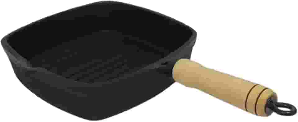 Chapa Bifeteira Alta Grelhada Bistequeira De Ferro Fundido