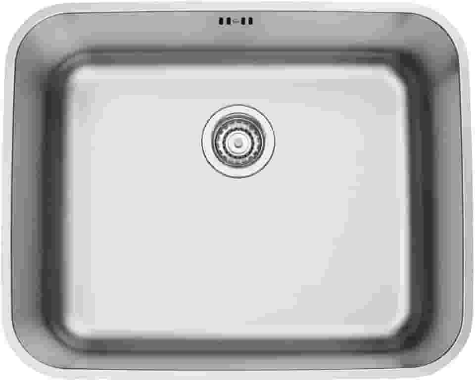 Cuba de Embutir Tramontina 50 x 40 cm Dora 50 BL em Aço Inox Acetinado com Válvula e Escape