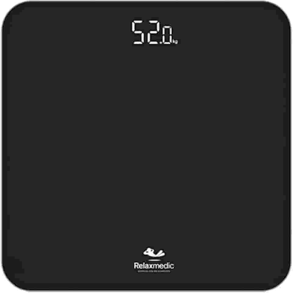 Balança Corporal Digital De Banheiro Ônix 180kg - Relaxmedic