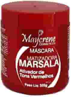 Máscara Matizadora Marsala Ativador de Tons Vermelhos 500g Maycrene…