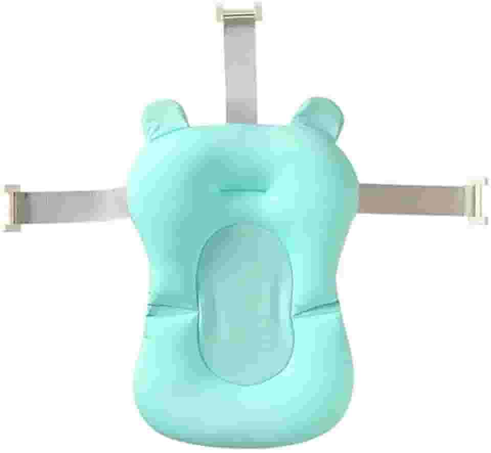Almofada Banho Bebê Banheira Boia Flutuante Recém Nascido Alça Baby