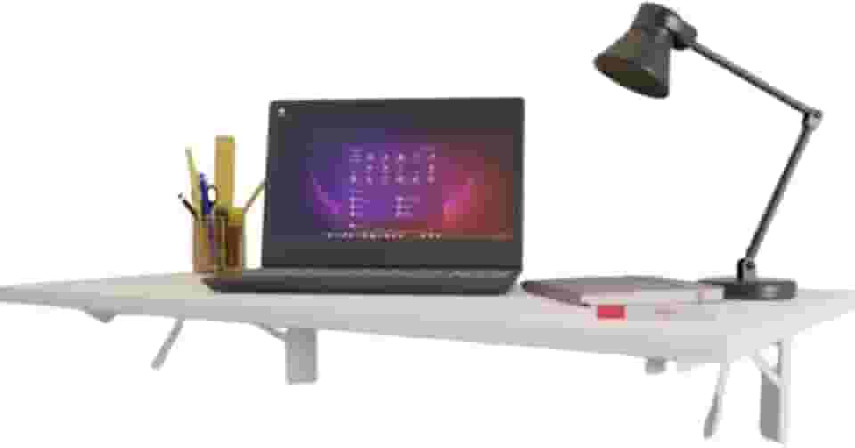 Mesa De Parede Multiuso Dobrável Home Office Branca