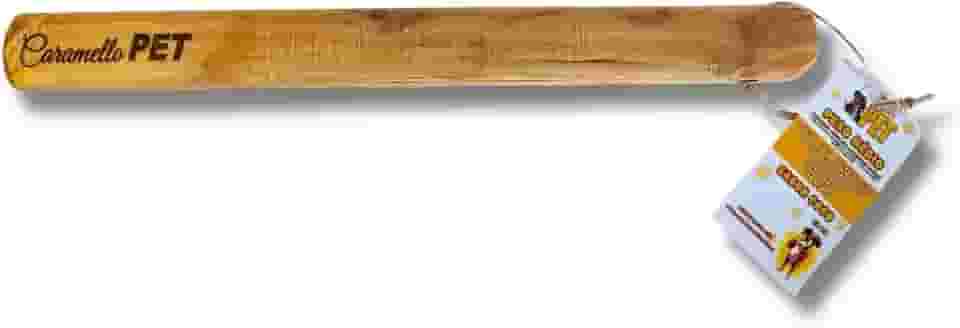 MORDEDOR DE MADEIRA DE CAFÉ PARA CÃES CARAMELLO PET PESO MÉDIO 30 CM