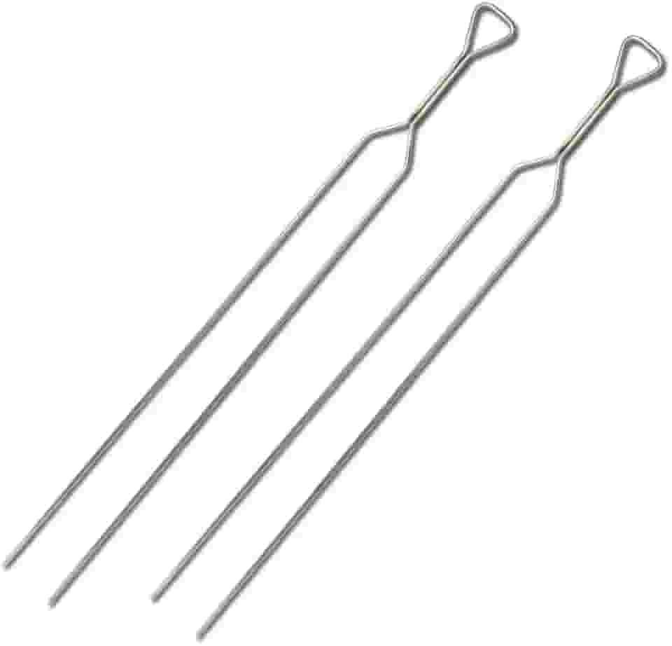 Kit 2 Espeto Inox Duplo Churrasco Costela N85 Gastrobel