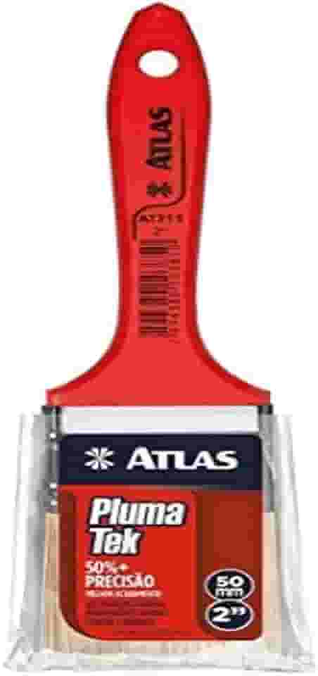 Atlas - Trincha Média de 2' de Cerdas Sintéticas com Tecnologia Plumatek de Fios Formato Estrelado