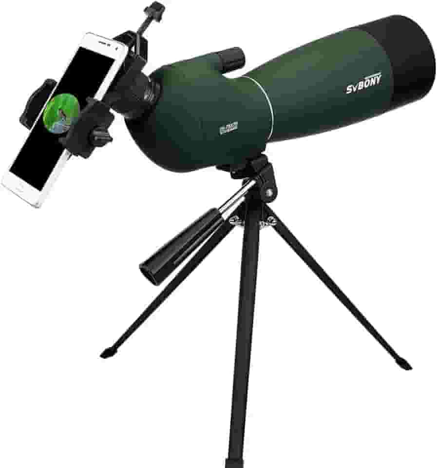 Monóculo Luneta Telescópio Profissional Longo Alcance Zoom 25-75X Bak4, A prova D'agua modelo SV28 70mm c/Tripé e Suporte de Celular