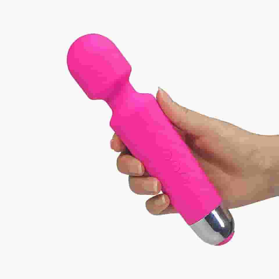Vibrador Massageador Varinha Mágica com Cabeça Flexível