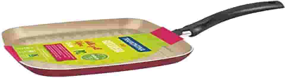 Bistequeira de Alumínio Antiaderente Turim 24cm Tramontina Vermelha 20274/724