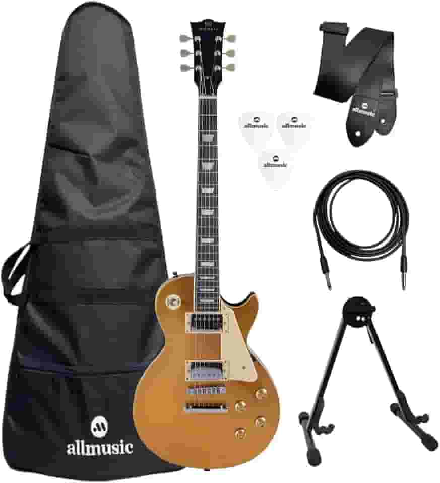 Kit Guitarra Michael Les Paul GM750N GD Capa+Acessórios